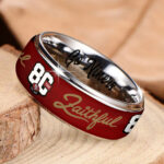 San Francisco 49ers 80th Anniversary Custom Alloy Ring - Image 2