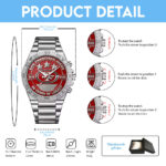San Francisco 49ers 80th Anniversary Gentleman Stainless Steel Watch - Image 3