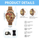 San Francisco 49ers 80th Anniversary Mesh Strap Quartz Watch - Image 5