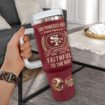 San Francisco 49ers 80th Anniversary 40oz Tumbler - Image 2