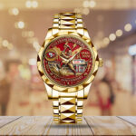 San Francisco 49ers 80th Annviersary Alloy Luxury Quartz Watch - Image 2