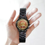San Francisco 49ers Black Stainless Steel Watch - Image 4
