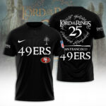 San Francisco 49ers x The Lord of The Rings 25 Years 3D Apparel