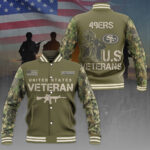 San Francisco 49ers x US Veterans Varsity Jacket