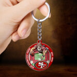 San Francisco 49ers Custom Shape 2-sided Keychain - Image 2