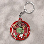 San Francisco 49ers Custom Shape 2-sided Keychain