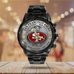 San Francisco 49ers 2026 Anniversary Black Stainless Steel Watch - Image 3