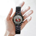 San Francisco 49ers 2026 Anniversary Black Stainless Steel Watch - Image 4