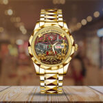 San Francisco 49ers 80th Anniversary Alloy Luxury Quartz Watch - Image 3