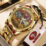 San Francisco 49ers 80th Anniversary Alloy Luxury Quartz Watch