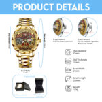 San Francisco 49ers 80th Anniversary Alloy Luxury Quartz Watch - Image 5