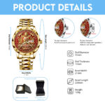 San Francisco 49ers 80th Anniverasry Alloy Luxury Quartz Watch - Image 5