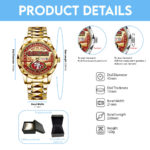 San Francisco 49ers 80th Anniversary  Alloy Luxury Quartz Watch - Image 5