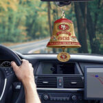 San Francisco 49ers 80th Anniversary Custom shape 2-sided Acrylic Car Ornament - Image 3