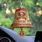 San Francisco 49ers 80th Anniversary Custom shape 2-sided Acrylic Car Ornament