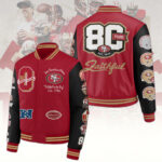 San Francisco 49ers 80th Anniversary Varsity Jacket