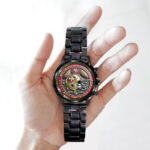 San Francisco 49ers 80th Anniversary 2026 Black Stainless Steel Watch - Image 4