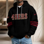 San Francisco 49ers 80th Anniversary 2026 3D Unisex Waffle Hoodie - Image 4
