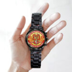 San Francisco 49ers 80th Anniversary 2026 Black Stainless Steel Watch - Image 4