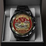 San Francisco 49ers 80th Anniversary Black Stainless Steel Watch