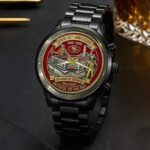 San Francisco 49ers 80th Anniversary Black Stainless Steel Watch - Image 3