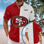 San Francisco 49ers Short Sleeve Button-Down Shirt