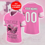 Personalized San Francisco 49ers x Breast Cancer Awareness 3D Football Jersey