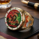 Iron Maiden 3D Engraved Ring