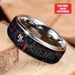 Personalized San Francisco 49ers Crucial Catch 2025 Custom Alloy Ring - Image 2