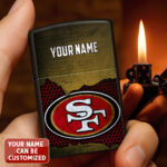 Personalized San Francisco 49ers Zippo Lighter Case (No Insert)