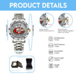 San Francisco 49ers 2026 Anniversary Alloy Luxury Quartz Watch - Image 5