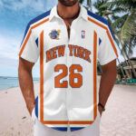 New York Knicks NBA Finals Champions 2026 Short Sleeve Button-Down Shirt - Image 2
