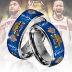 New York Knicks NBA Finals Champions 2026 Custom Alloy Ring