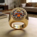 New York Knicks NBA Finals Champions 2026 3D Engraved Ring - Image 5