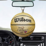 New York Knicks NBA Finals Champions 2026 Custom shape 2-sided Acrylic Car Ornament - Image 2