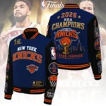 New York Knicks NBA Finals Champions 2026 Varsity Jacket