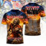 Iron Maiden Tour 2026 3D Apparel