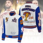 New York Knicks NBA Finals Champions 2026 Varsity Jacket