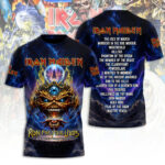 Iron Maiden Tour 2026 3D Apparel
