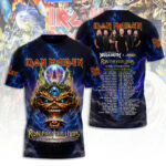 Iron Maiden Tour 2026 3D Apparel