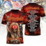 Iron Maiden Tour 2026 3D Apparel