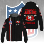 San Francisco 49ers 3D Windbreaker Jacket