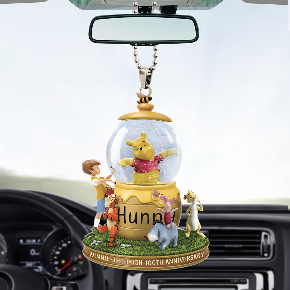 Winnie-the-Pooh 100th Anniversary Custom shape 2-sided Acrylic Car Ornament - Image 4