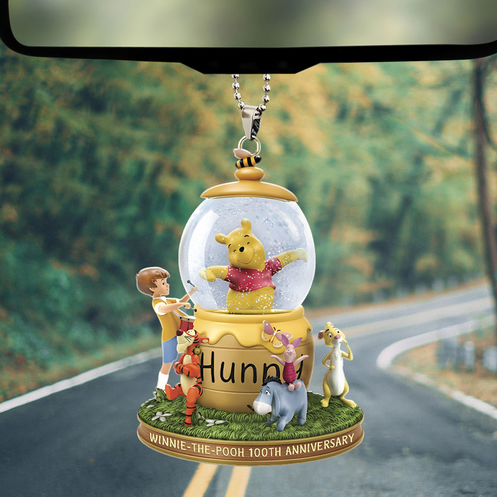 Winnie-the-Pooh 100th Anniversary Custom shape 2-sided Acrylic Car Ornament - Image 3