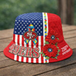 San Francisco 49ers | Premium NFL Autism 250th Anniversary Bucket Hat TD - Image 2