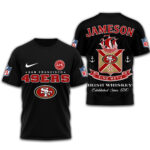 San Francisco 49ers | Premium NFL Jameson Irish Whiskey 3D Shirt TD - Image 2
