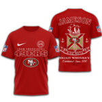 San Francisco 49ers | Premium NFL Jameson Irish Whiskey 3D Shirt TD - Image 3