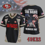 San Francisco 49ers | Premium NFL Memorial Day V-neck Baseball Jersey HY