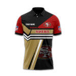 San Francisco 49ers | Premium NFL Inspired Custom Game Day Polo TD - Image 2