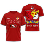 San Francisco 49ers | Premium NFL Pokemon 30th Anniversary 3D Shirt TD - Image 3